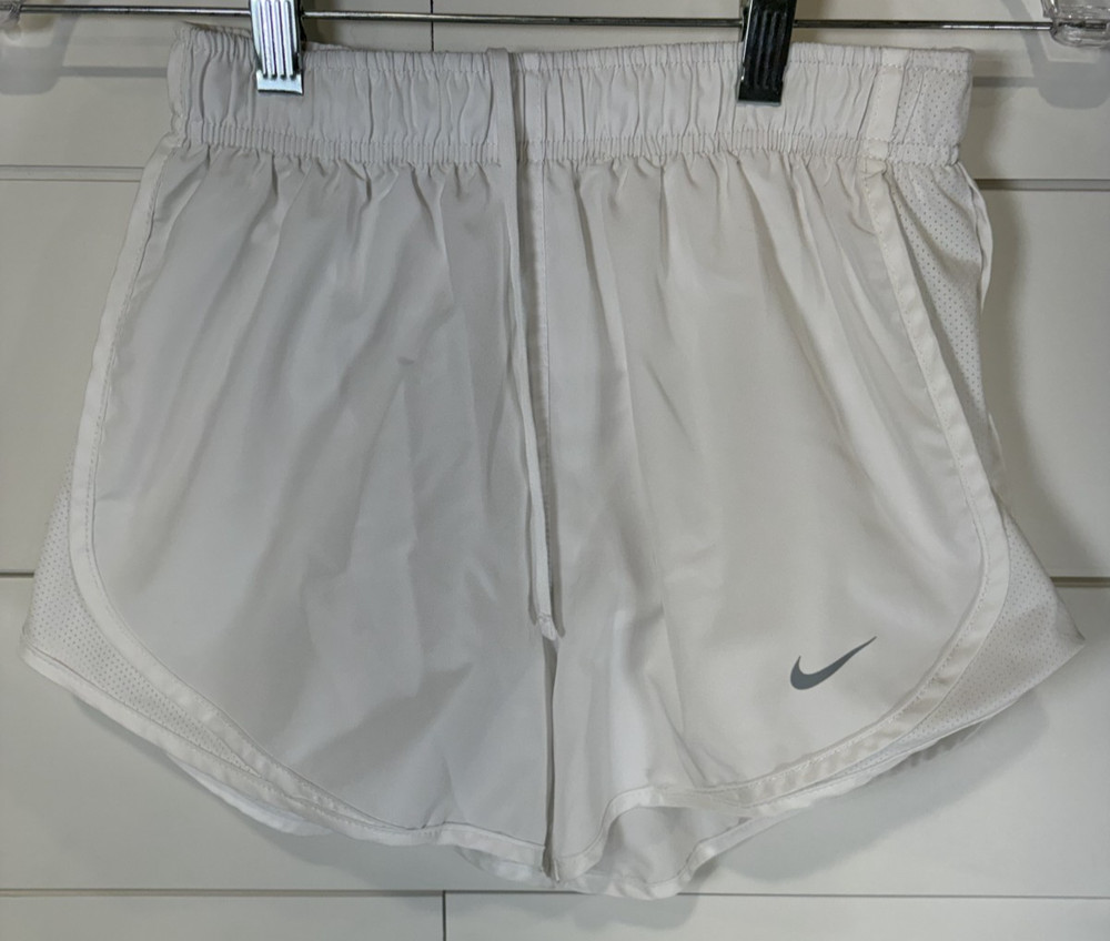 Nike Dri Fit Women’s XS White Running Shorts Athletic Gym Lightweight