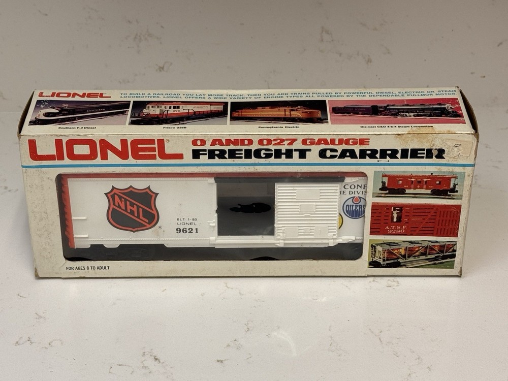 Lionel 6-9621 O Gauge NHL Campbell Conference Boxcar LN/Box