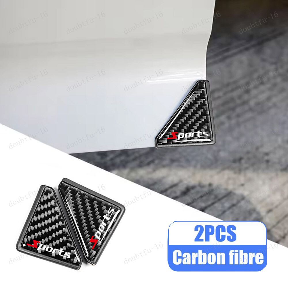 2Pcs Car Door Corner Guard Cover Anti-Scratch Protector Sticker Accessories