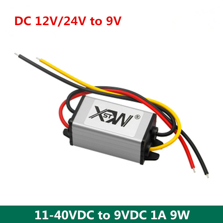 12V/24V to 9V 1A 9W DC Buck Converter Module 11-40V Input