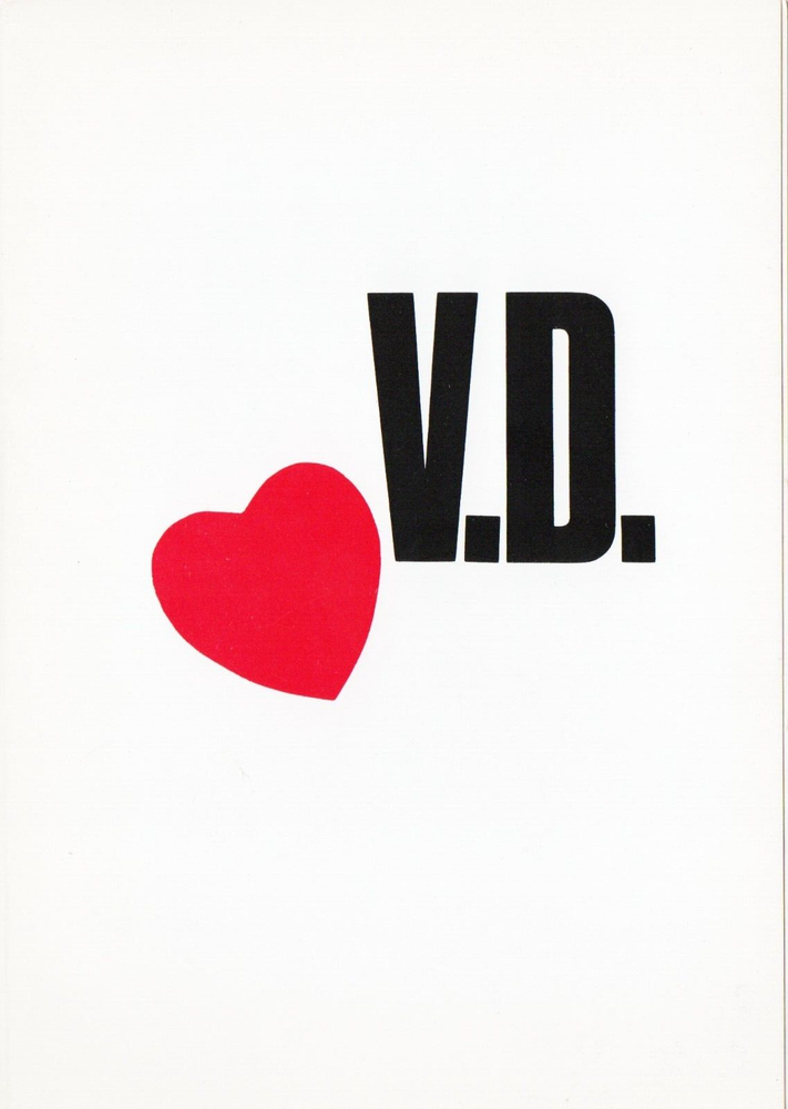 1980 Valentines Day TNT Designs 5x7 inch vintage card
