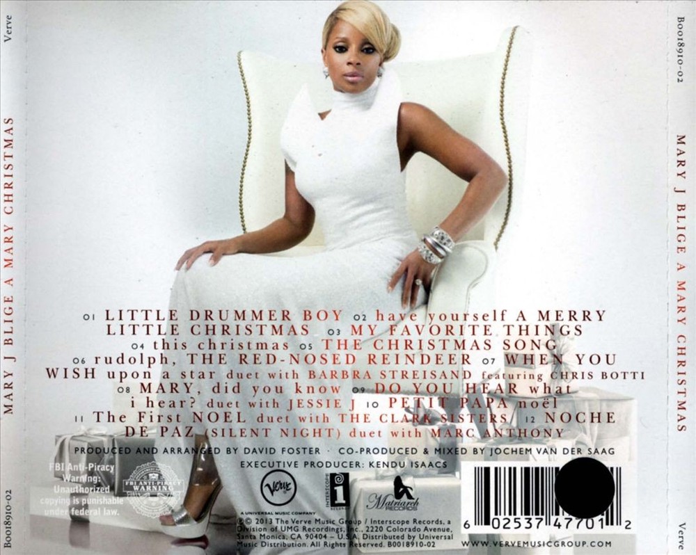 Mary J. Blige - A Mary Christmas New Cd