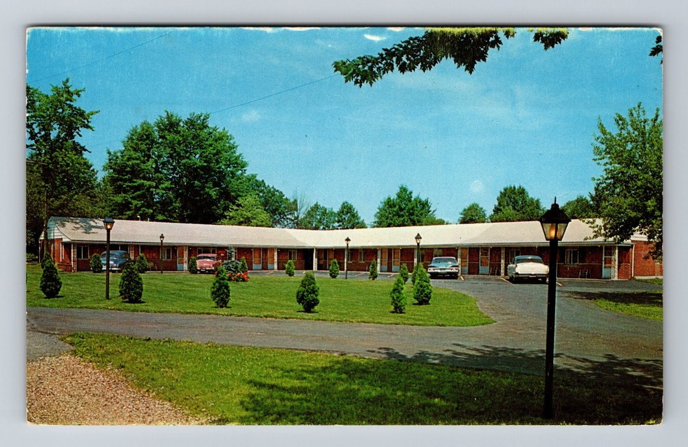 Hudson, OH-Ohio, The Virginia Motel, Advertising Vintage Postcard