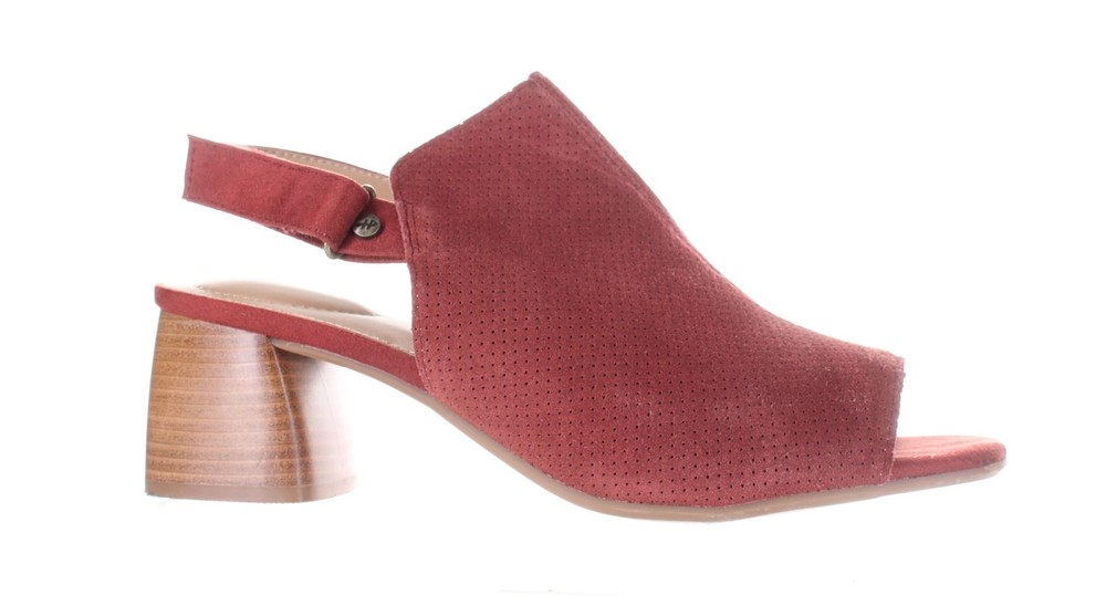 Hush Puppies Womens Vivi Burgundy Slingback Shoes Size 9 7813103