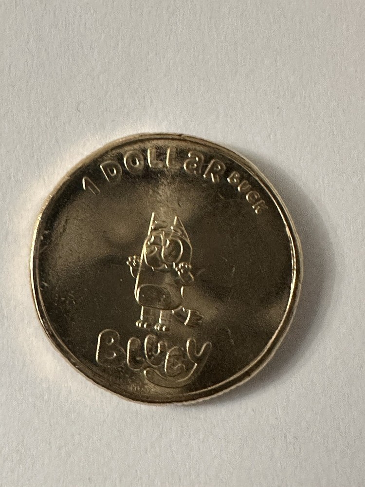 🔥🔥2024 $1 Dollar Bluey Bucks Coin - Bingo - Free post Wth Tracking 🔥🔥