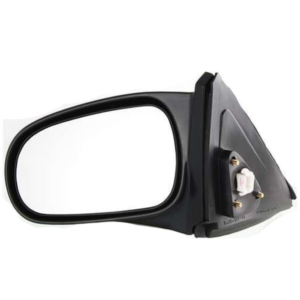 For 96-00 Civic Coupe Rear View Door Mirror Power Non-Folding Black Left Side Q