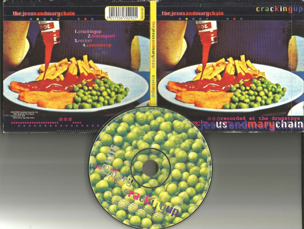 JESUS AND MARY CHAIN Cracking Up w/ 4 UNRELEASED TRX CD Single 1998 crackingup