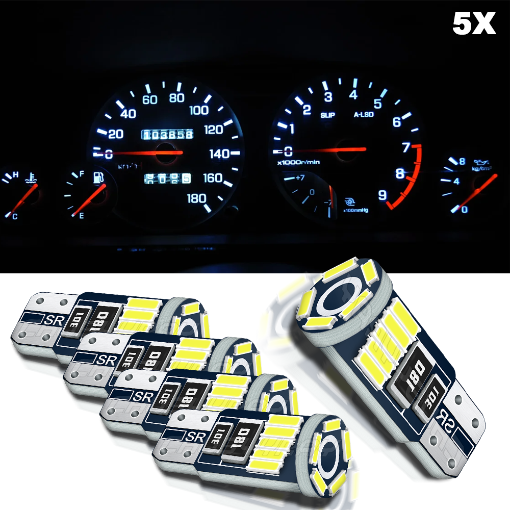 5PCS Dash Cluster Gauge LED LIGHT BULB KIT Fit 92-96 Ford F150 F250 F350 Bronco