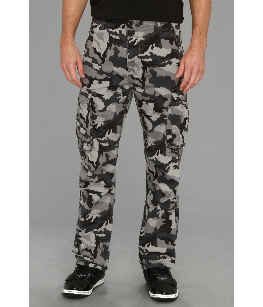 NWT NEW Men's Levi's Ace Cargo Twill Combat  Pants  Black Camo-image
