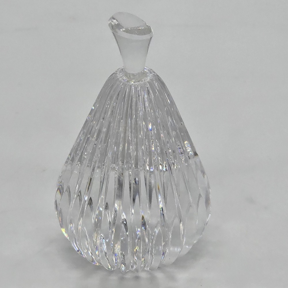 Waterford Crystal Pear Paperweight Elegant Glass Decor