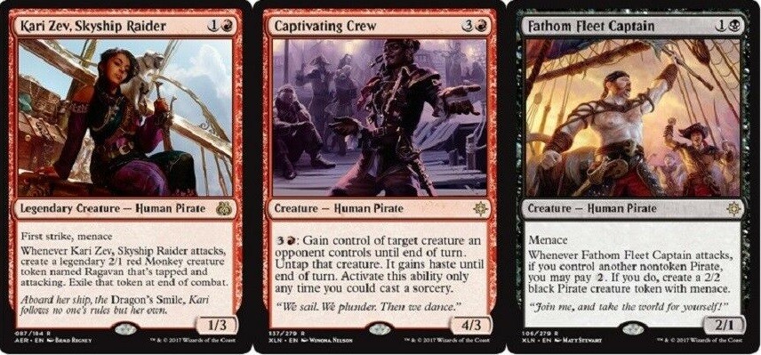 Pirate Deck Captain Lannery MTG Blue Black Red 60 Cards Magic Gathering