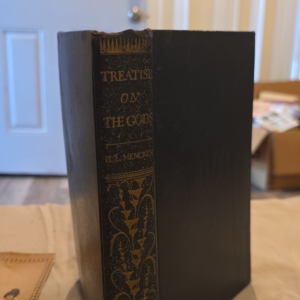 Treatise on the Gods by H.L. Mencken Whitman Illustrated Hardcover