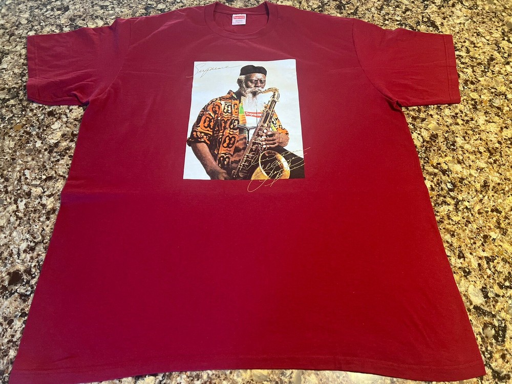 Supreme Pharoah Sanders Cardinal Tee Size XL FW20 Authentic Free Shipping