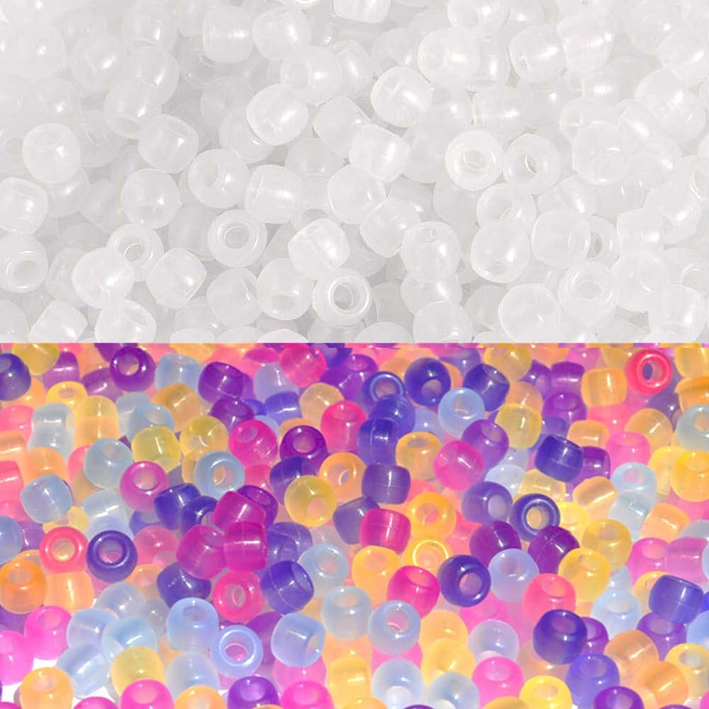 Miraclekoo UV Reactive Color Changing Beads for Science Experiments and Crafts