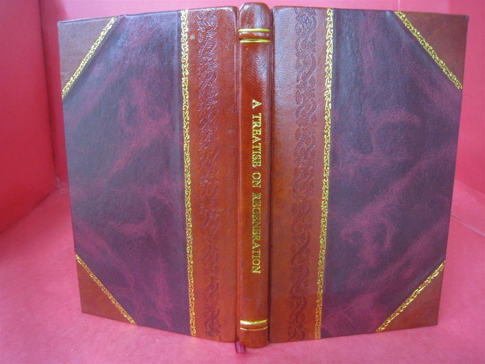 Classic 1770 Leather Bound Treatise On Regeneration by Peter Van Mastricht