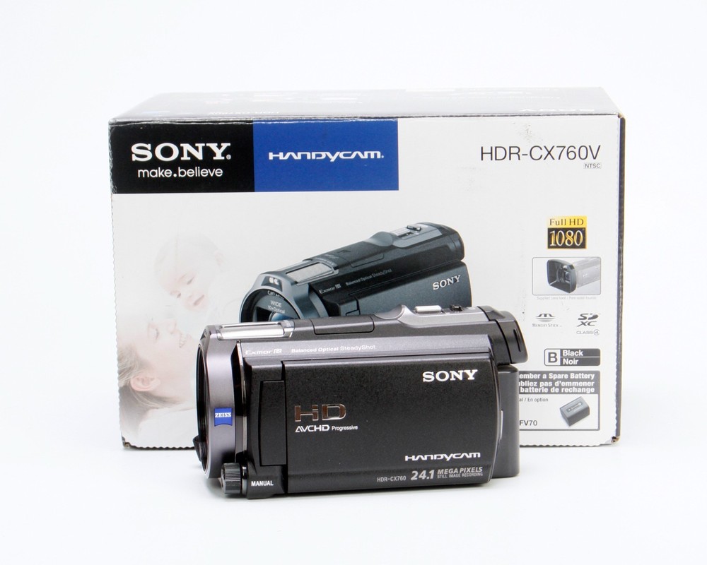 Sony HDR-CX760V High Definition Handycam Camcorder (Black) 96GB Internal Memory