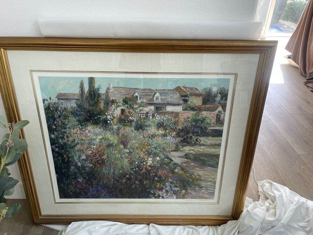 Limited Edition SIGNED Henri Plisson Serigraph Print on Paper