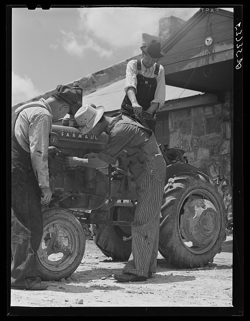 Centerville Arkansas 1940 Farmall Tractor Men Community Service Center