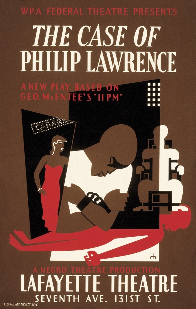 Decor Theatre Poster. Graphic Design. Case of Philip Lawrence. Wall Art. 1720