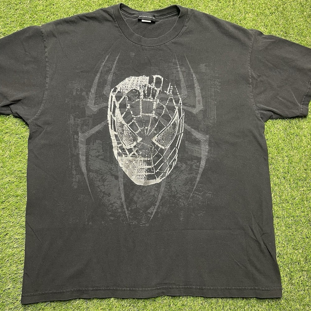 Vintage Y2K Marvel Spiderman 3 Venom T Shirt Size 2XL Movie Promo 2007 Symbiote