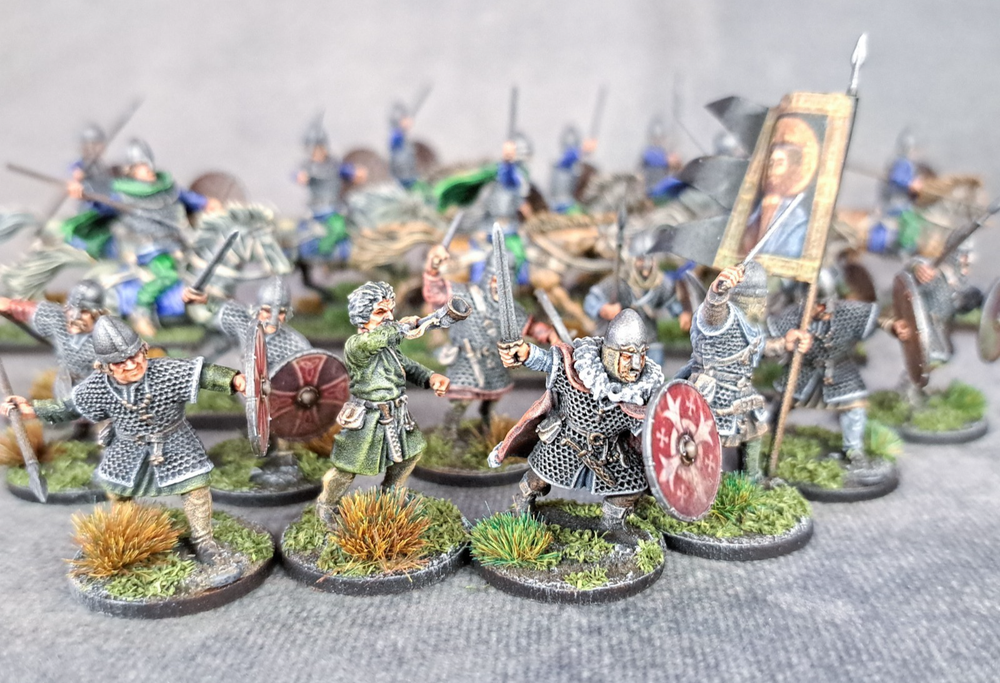 Saga Anglo-Saxons Warband - Professionally Painted - Made to Order - 28mm