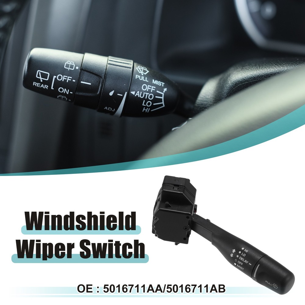 1 Pcs Jeep Wrangler 2001-2003 Front Windshield Wiper Switch 5016711AA