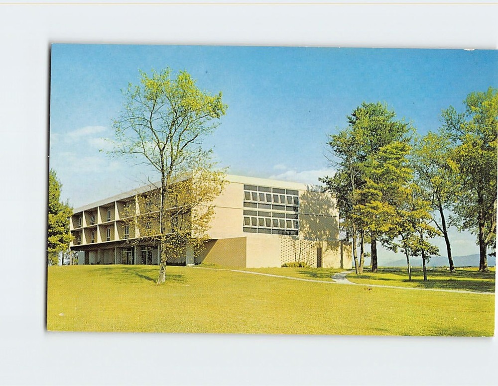 Postcard Maryville College Women's Dorm Maryville Tennessee USA
