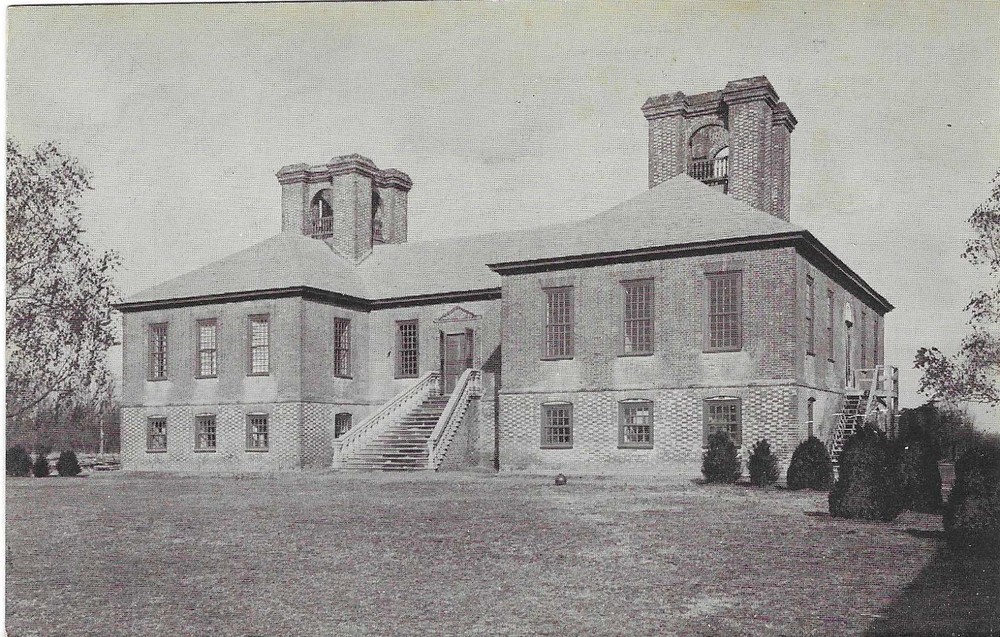 Vintage Virginia Postcard Westmoreland County South Front Stratford Hall Lee