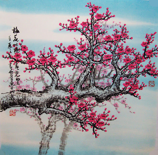 Chinese Classic Art `Blossoms' *FRAMED* CANVAS PRINT POSTER #5 20