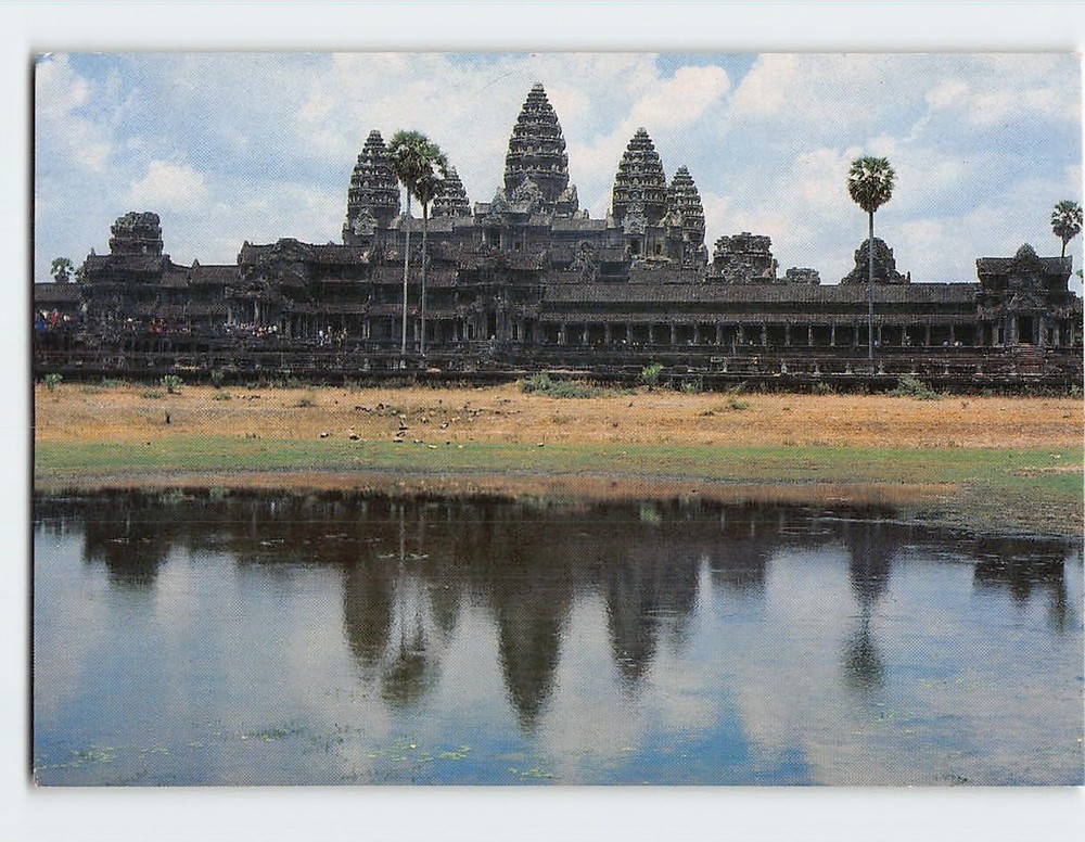 Postcard Angkor Wat Temple Cambodia
