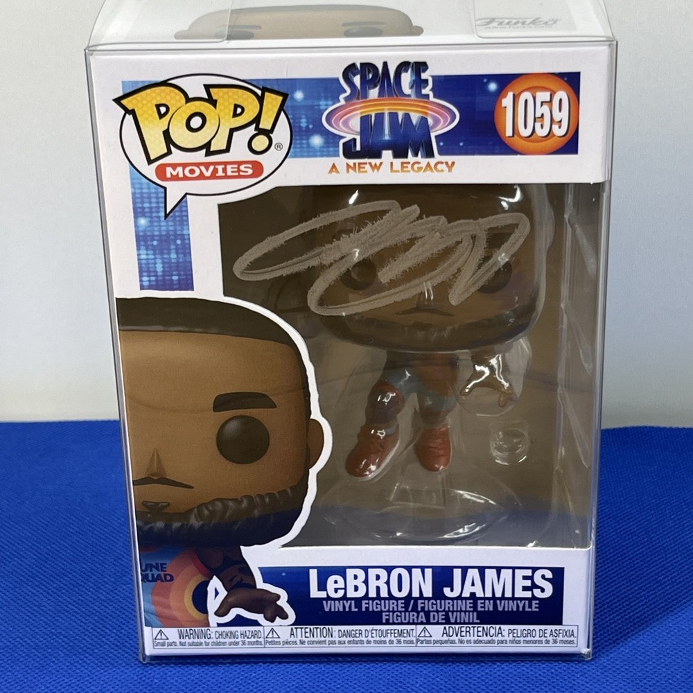 LeBron James Autographed Funko Pop Signed 1059 Space Jam w/COA Holo