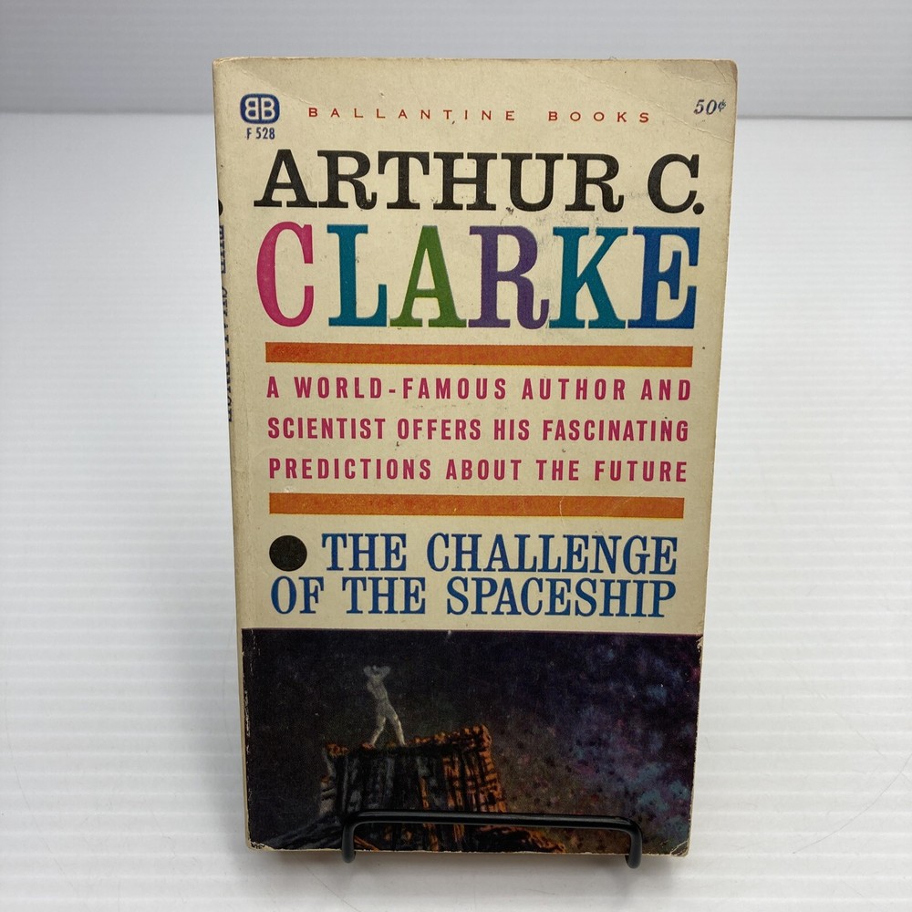 Arthur C. Clarke The Challenge of the Spaceship Predictions Ballantine PB 1961