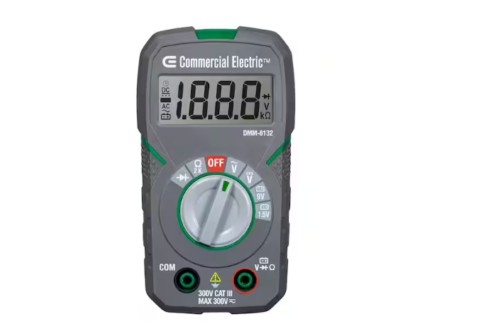 Commercial Electric Pocket Size True RMS Digital Multi-Meter
