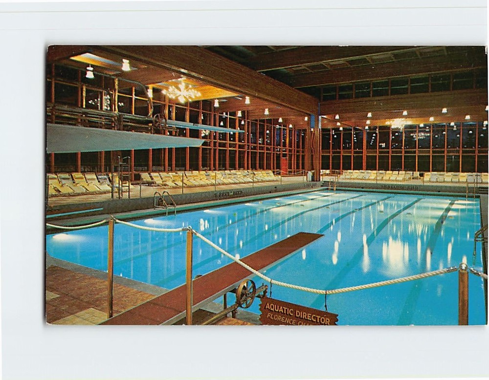 Postcard New Indoor Swimming Pool Grossinger's New York USA