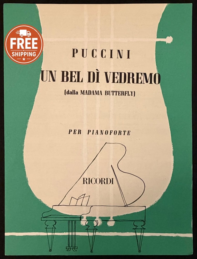 Puccini Madama Butterfly Un Bel Di Vedremo Opera Piano Sheet Music Ricordi