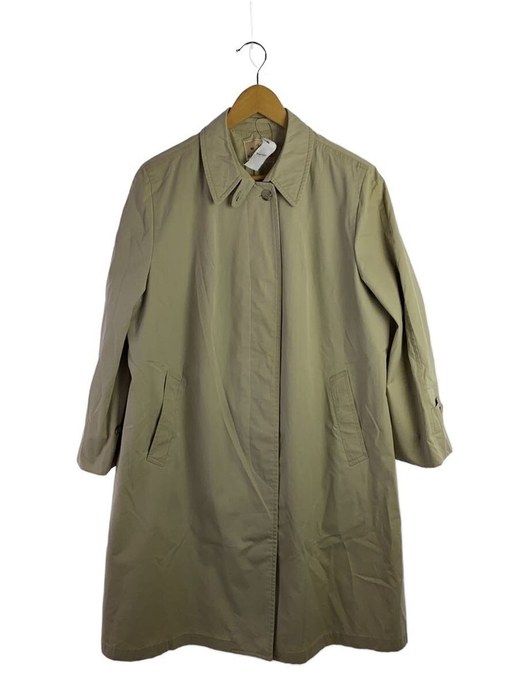 London Fog Fly Front Stainless Steel Collar Coat/M/Polyester/Beg 1599