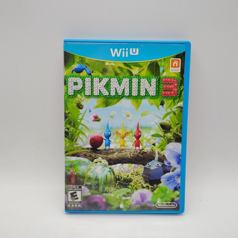 Pikmin 3 (Nintendo Wii U, WiiU, 2013) Complete In Box CIB Video Game