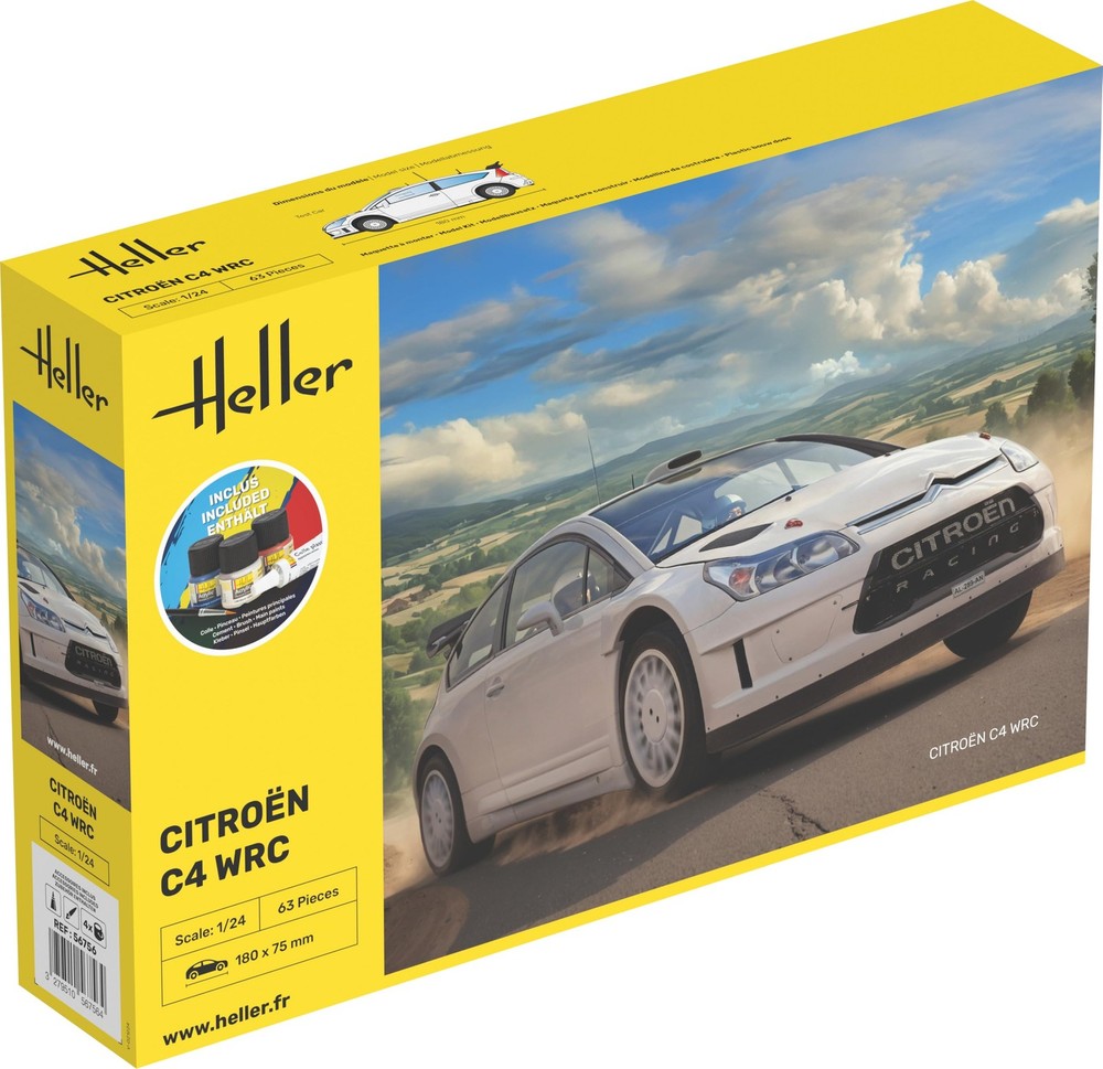 Heller - 1/24 Starter Kit Citroen C4 Wrc TOY NEWAnother great item from Rarewaves USA | Free delivery!