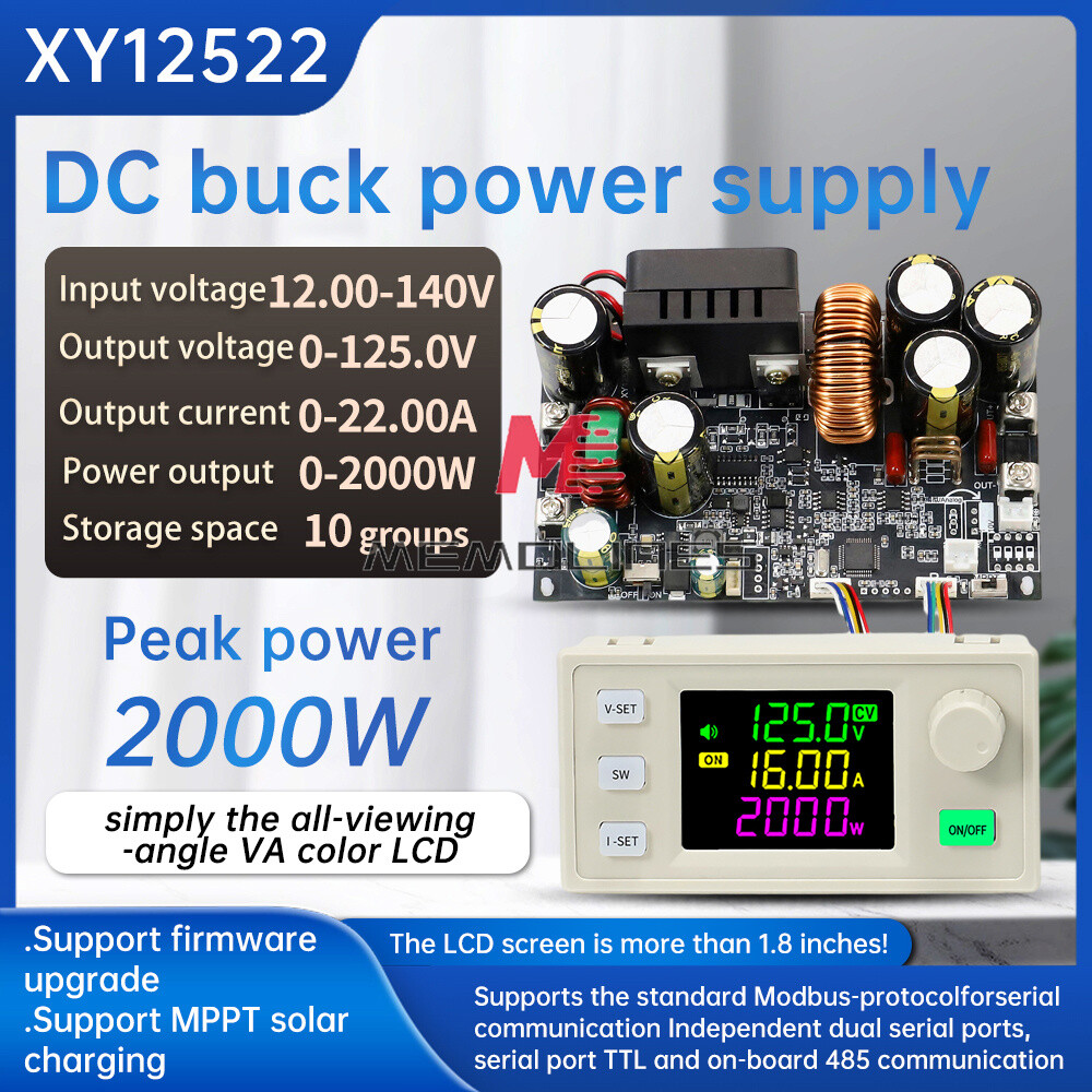 XY12522 CNC DC Adjustable Buck Power Supply Module Constant Voltage Current A