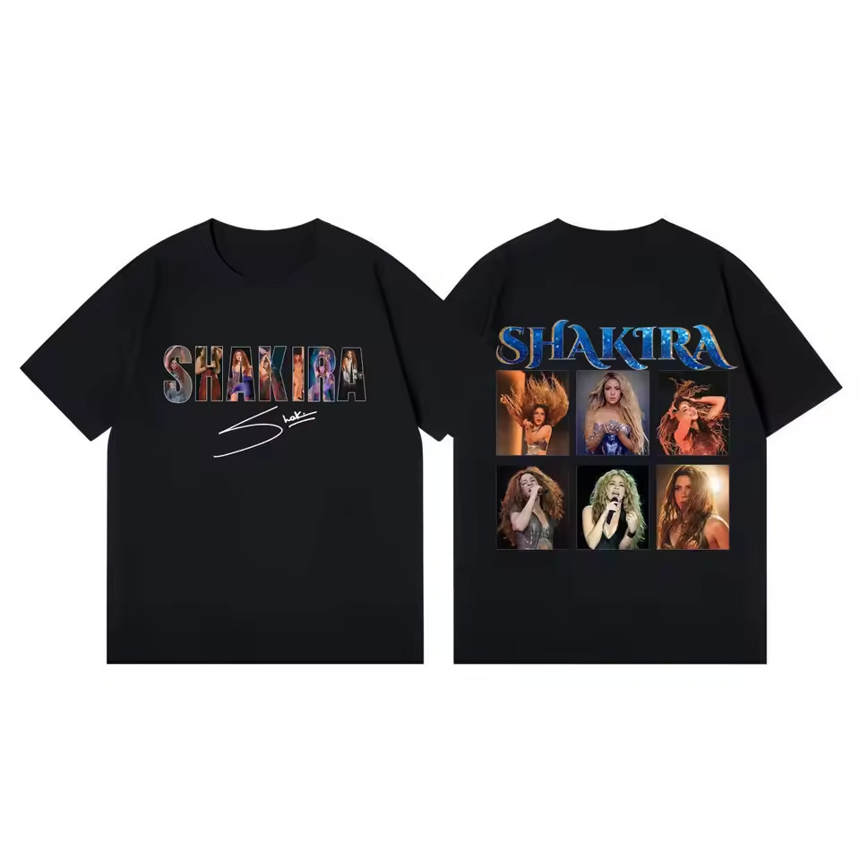 Shakira World Tour 2026 Merch Unisex T-shirts