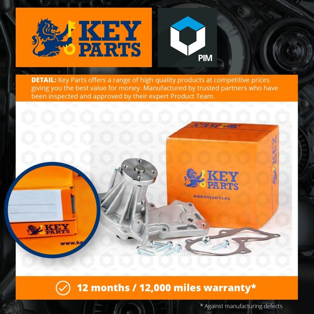 Water Pump fits FORD TOURNEO CONNECT V408 1.6 2013 on JQGA Coolant KeyParts New