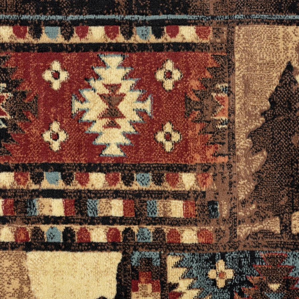 Buffalo Bear Area Rug 1'10