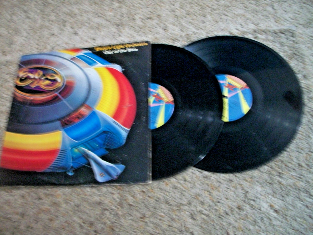 Electric Light Orchestra LP-Out Of The Blue-2 LP Set-1977-Jet-Lyric Sleeves-EX