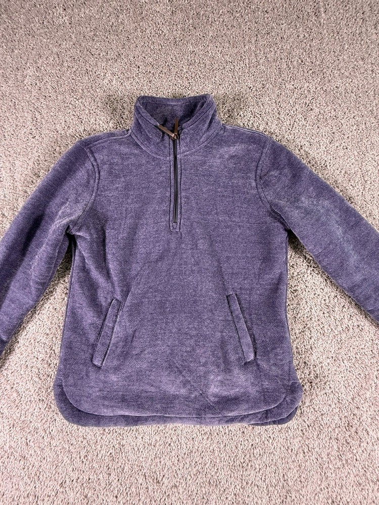 NWOT 32 Degrees Heat Women’s 1/4 Zip Pullover Sweatshirt Size Small Periwinkle