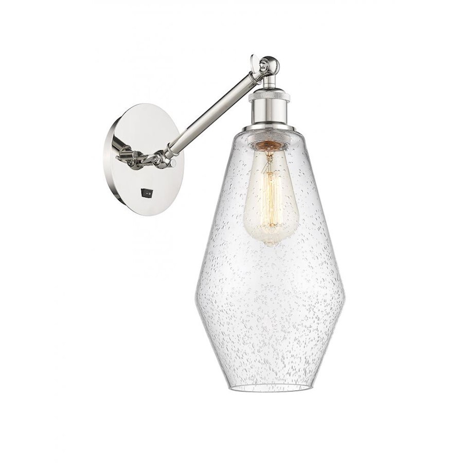 Ballston Cindyrella 7-Inch 1-Light Wall Sconce in Polished Nickel Finish 317-1W-PN-G654-7