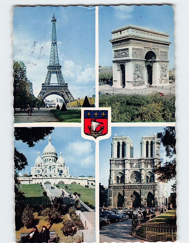 Postcard Paris France