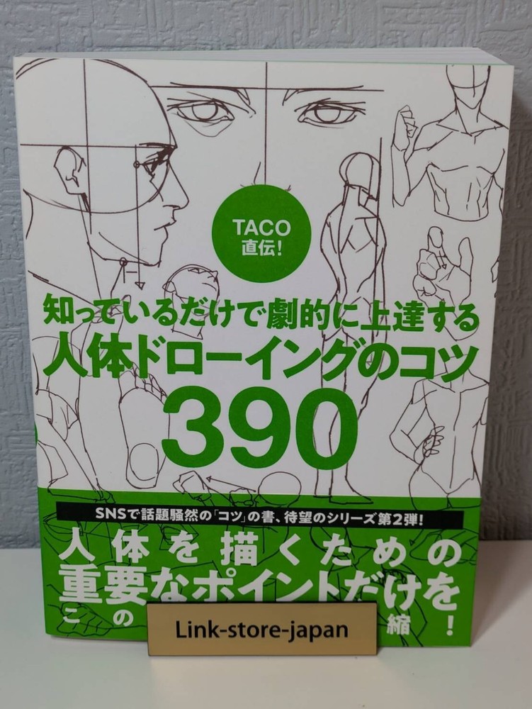 Taught by TACO! 390 Tips to Improve Your Figure Drawing Skills Art Book New
