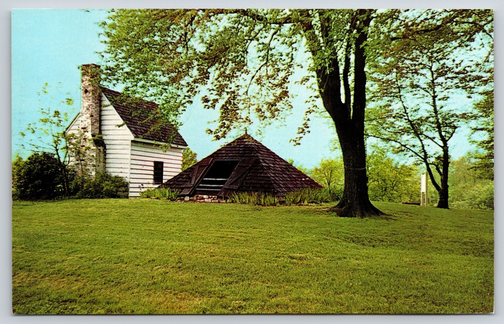 Fredericksburg Virginia~George Washington Boyhood Home~Vintage Postcard