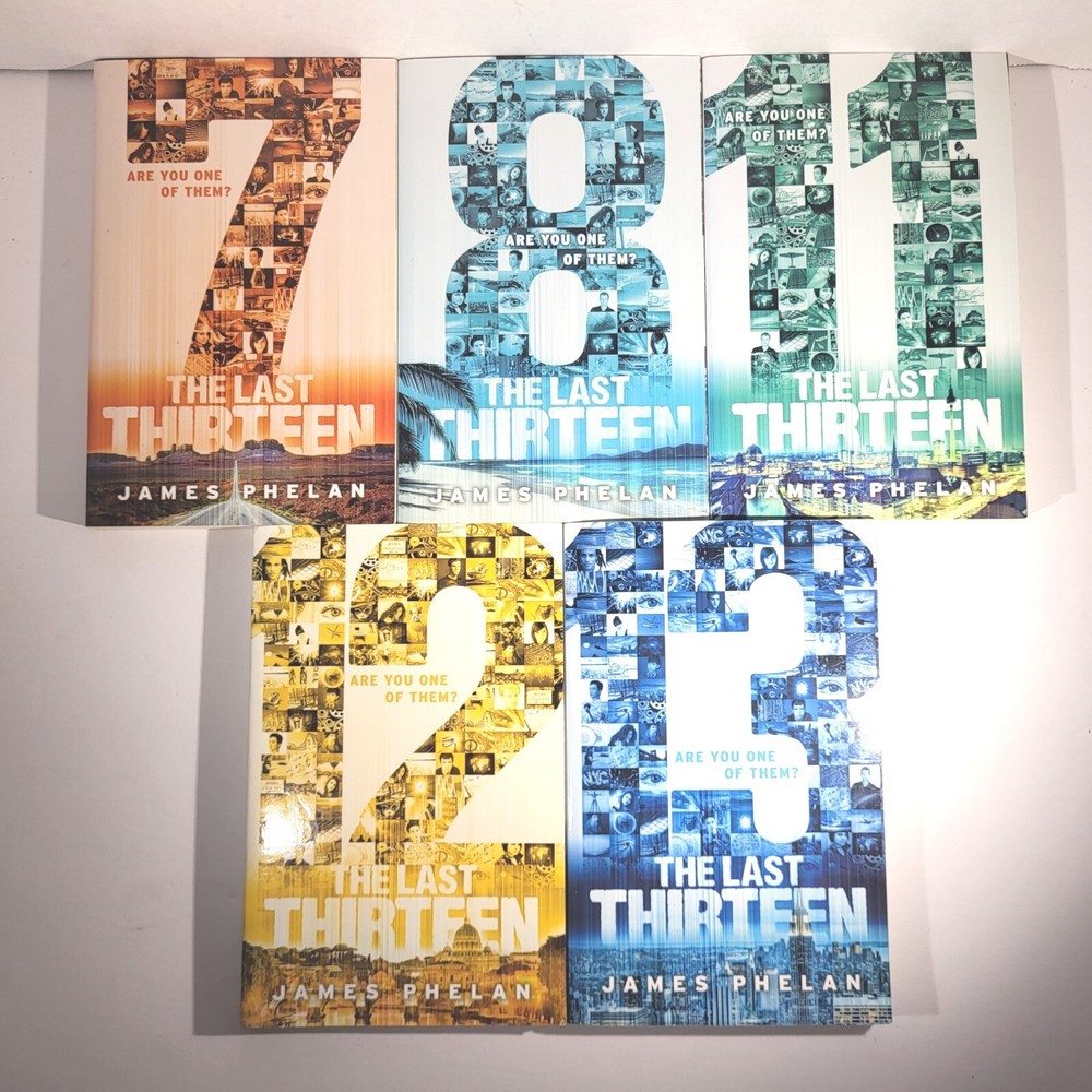 Lot of 5 The Last Thirteen #7,8,11,12,13 by James Phelan PB VGC [220]