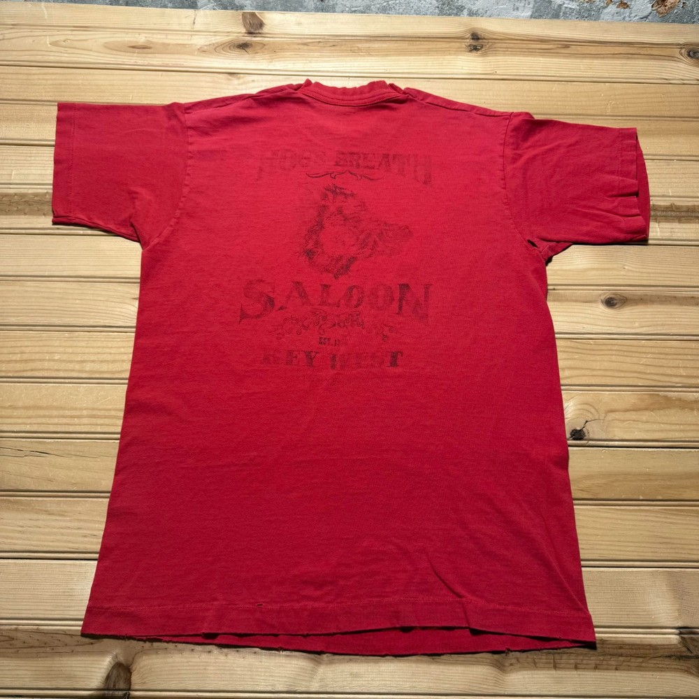 Vintage 90s Hog's Breath Saloon Key West Florida Single Stitch T-Shirt - Medium